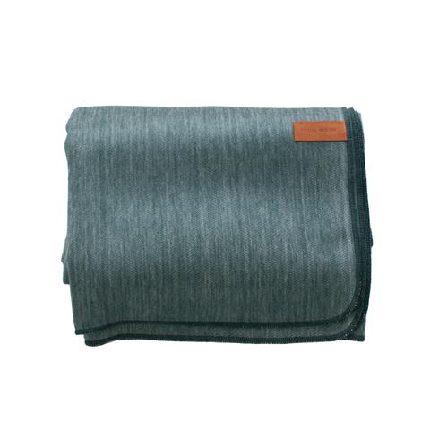 Alpaca Blanket - Plush - Slate Grey