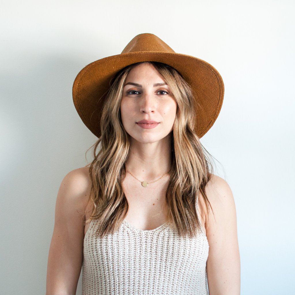 Avocado Straw Hat - Honey