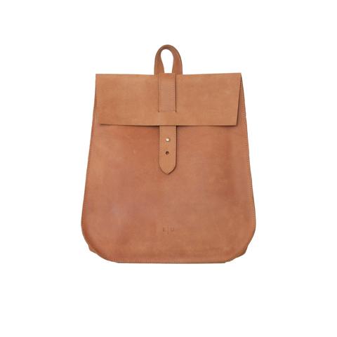 Leather Backpack - Honey - EQUAL UPRISE