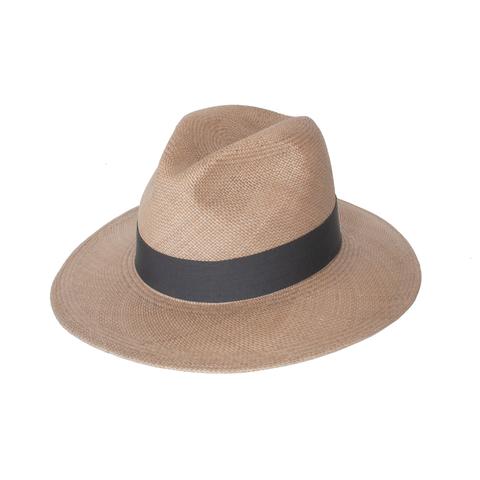 Panama Straw Hat - Grey
