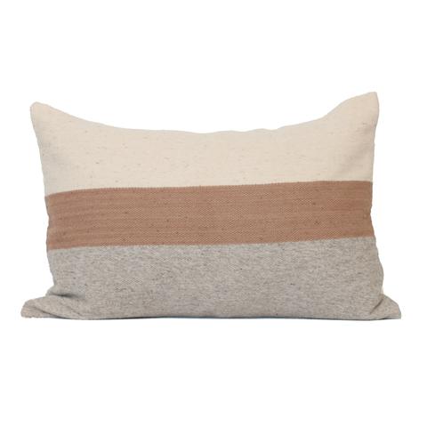 Horizon Pillow Cover - Salmon Block