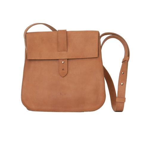 Leather Crossbody - Honey - EQUAL UPRISE